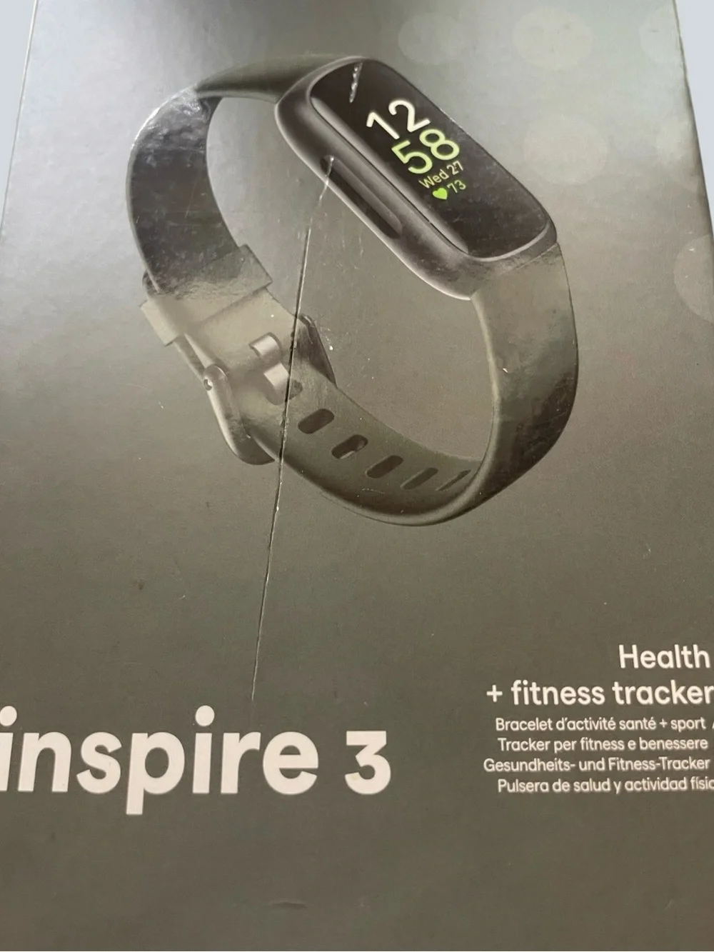 Fitbit Inspire 3 Fitness Tracker - Black New